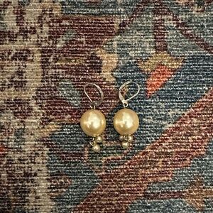 Anthropologie Pearl Drop Earrings